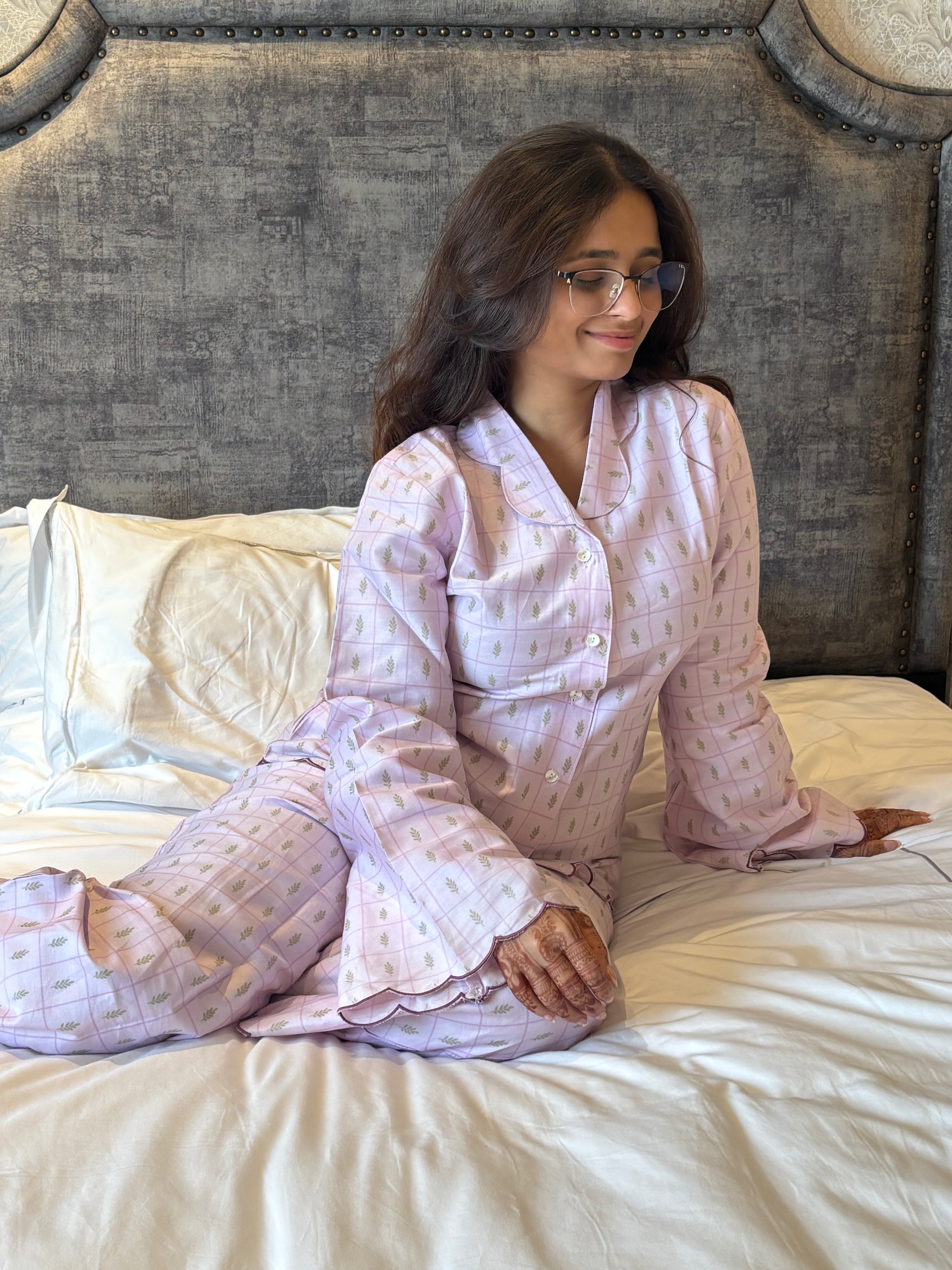 Pajama Peach - Printed PJ