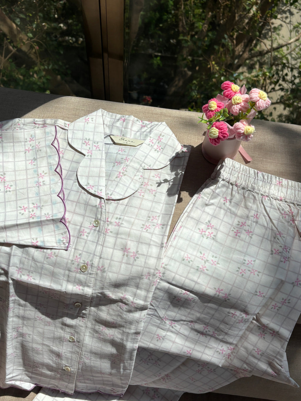 Pajama Peach - Printed PJ