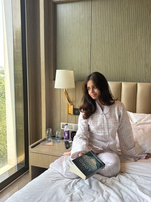 Pajama Peach - Printed PJ