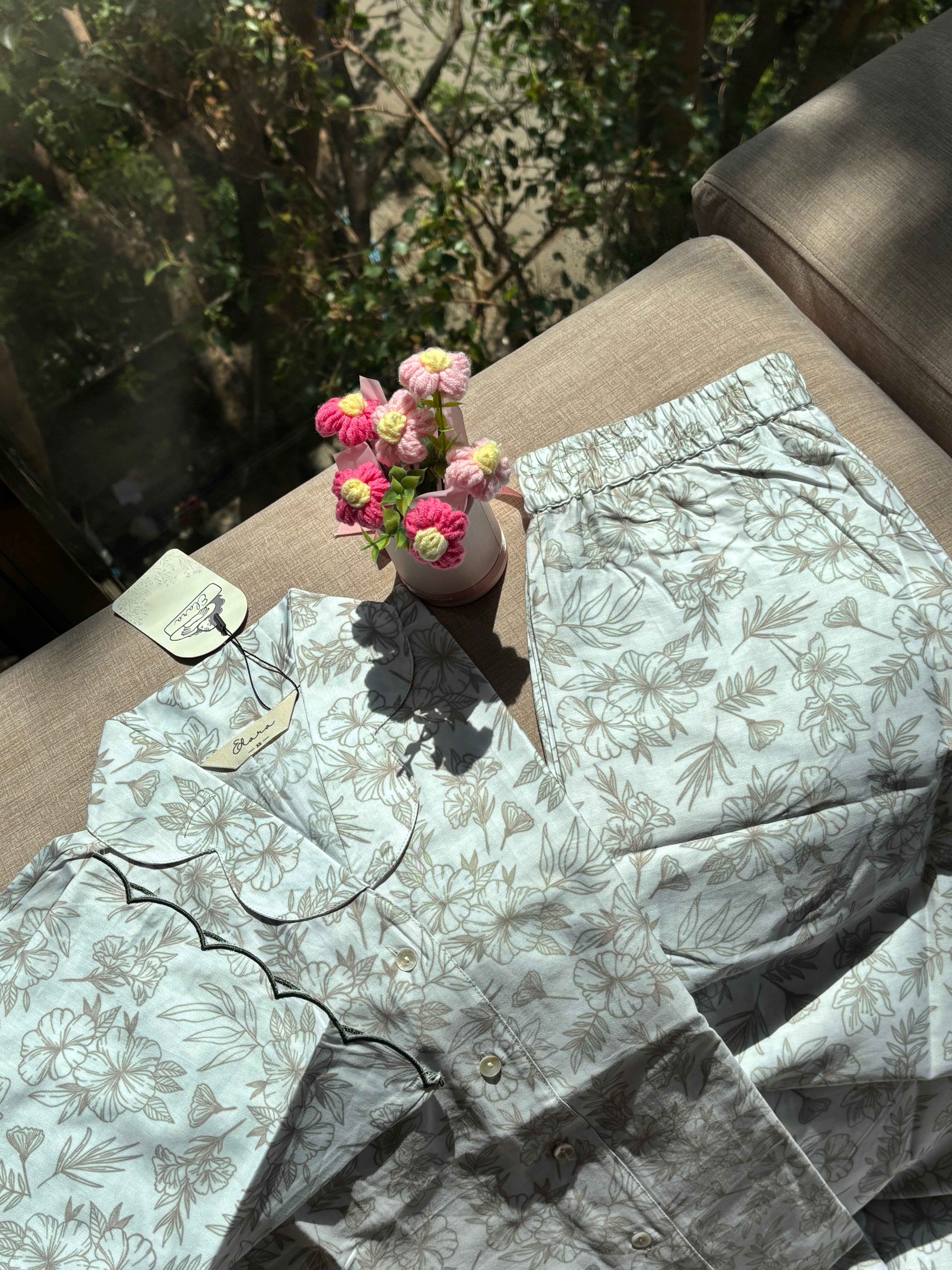 Pajama Peach - Printed PJ