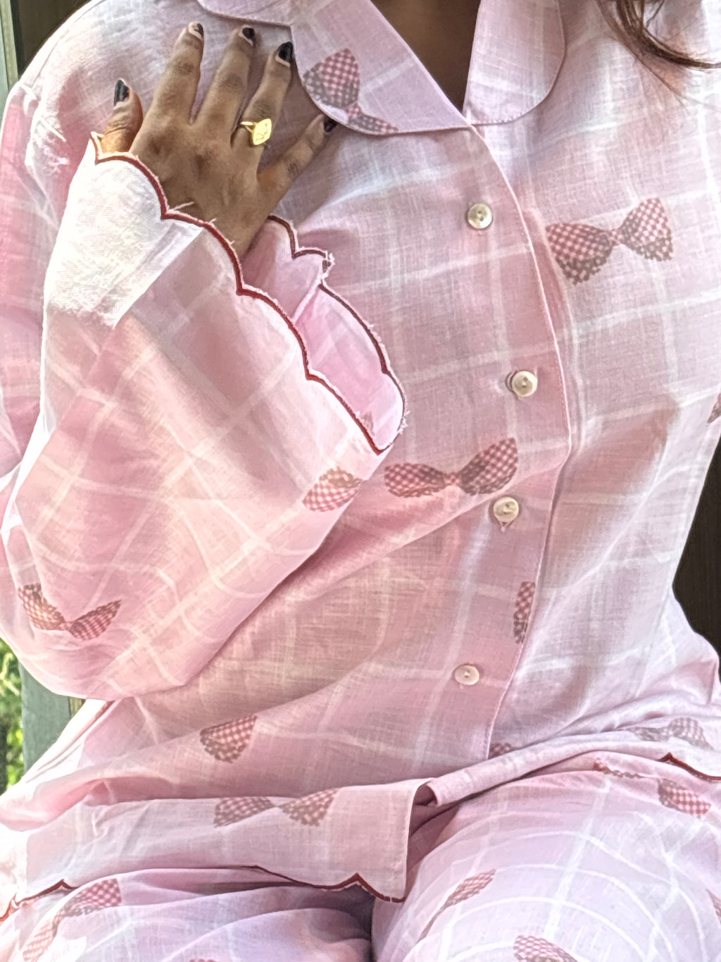 Pajama Peach - Printed PJ
