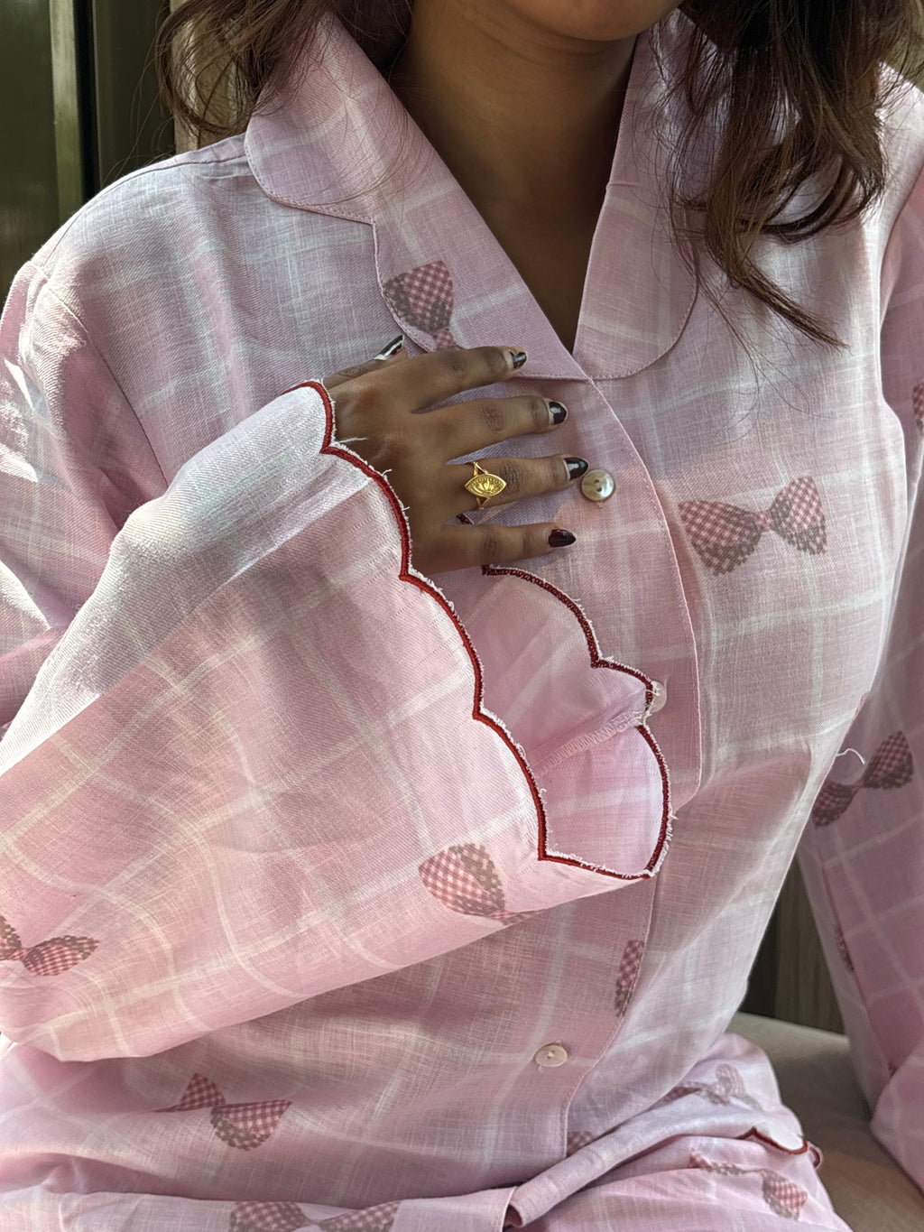 Pajama Peach - Printed PJ