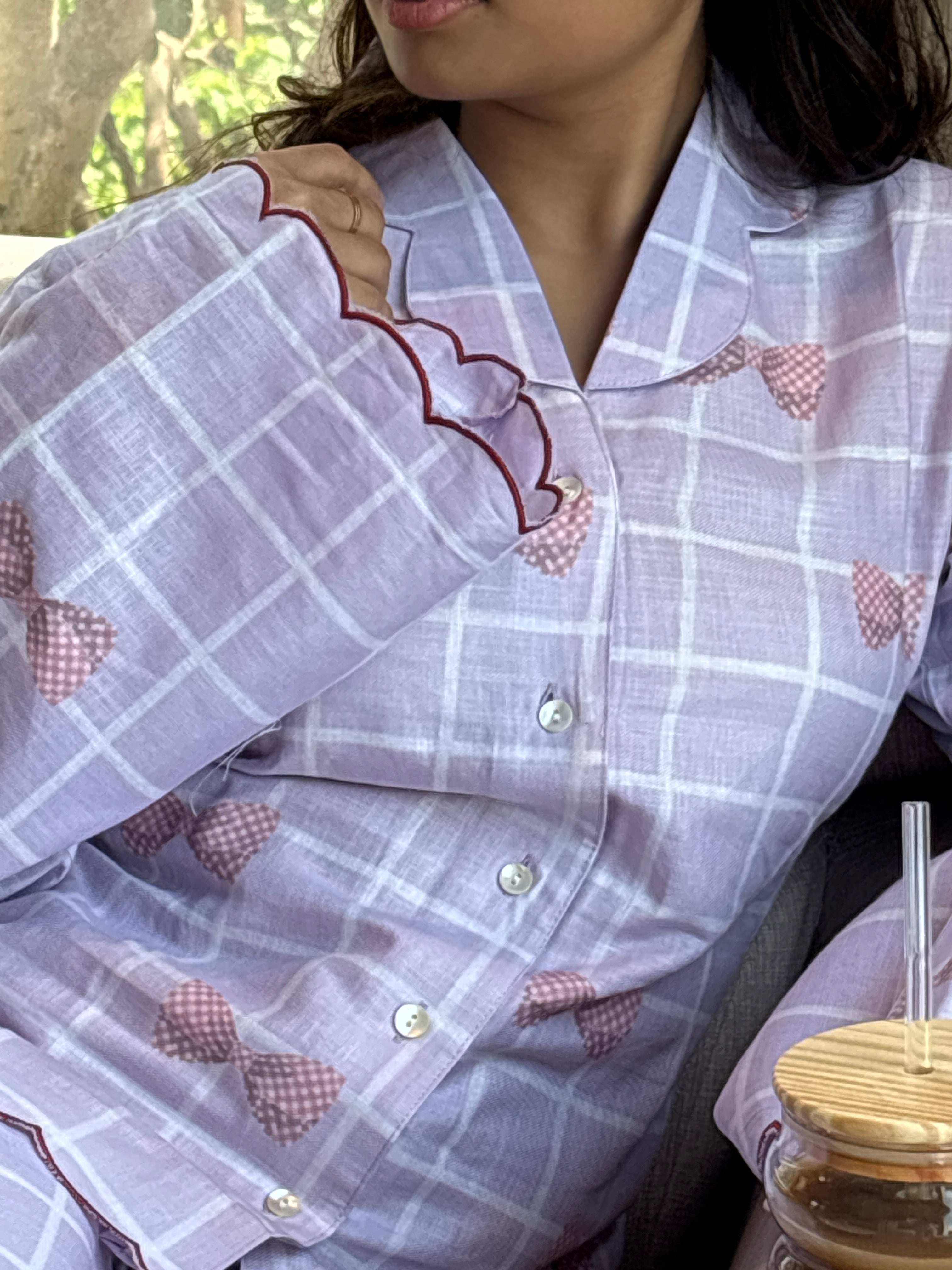 Pajama Peach - Printed PJ