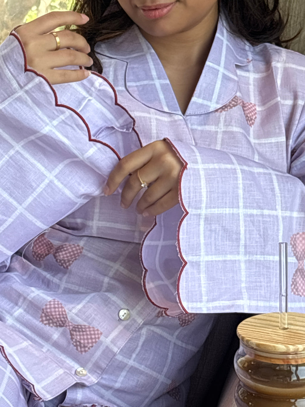 Pajama Peach - Printed PJ
