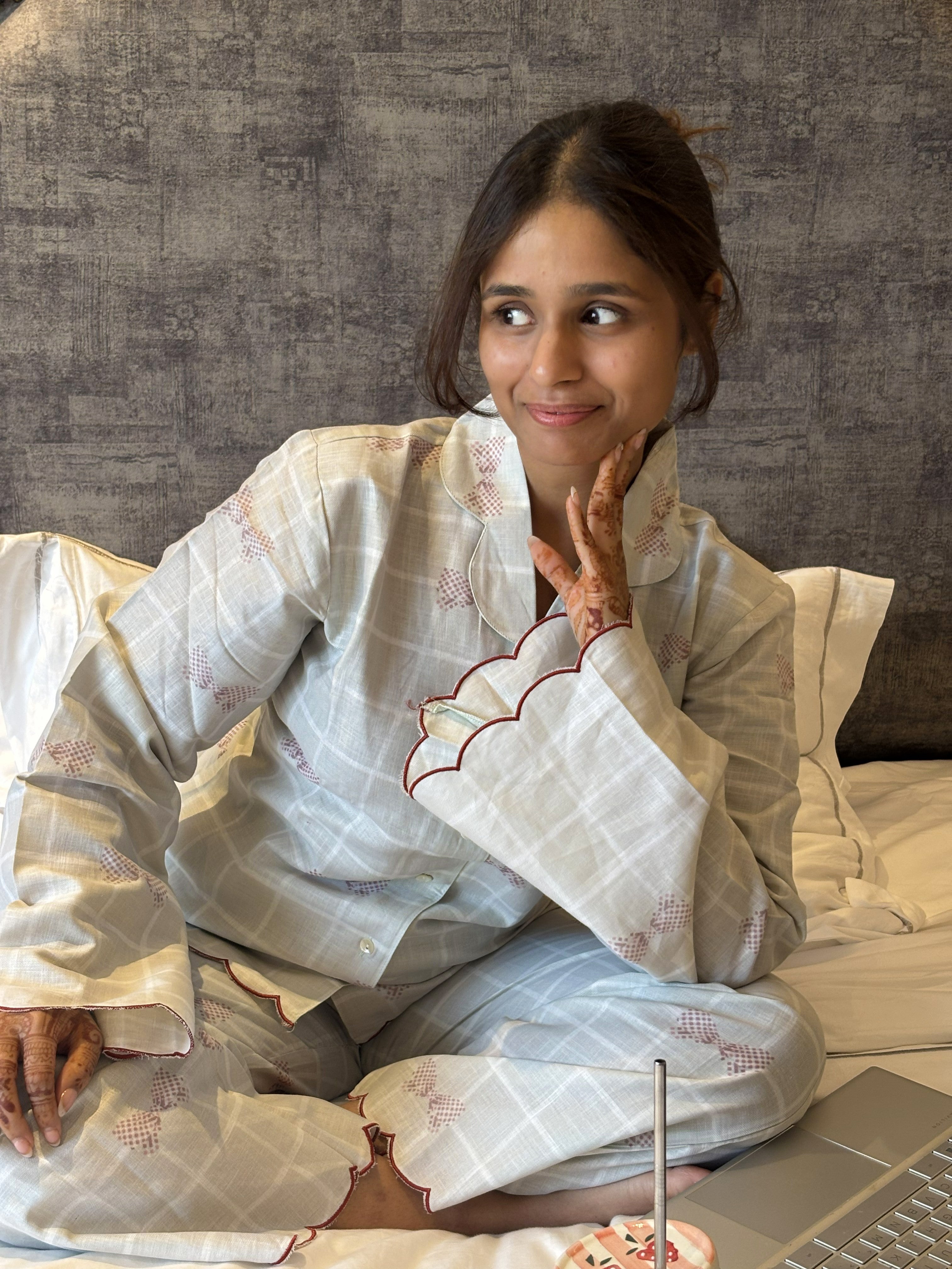 Pajama Peach - Printed PJ