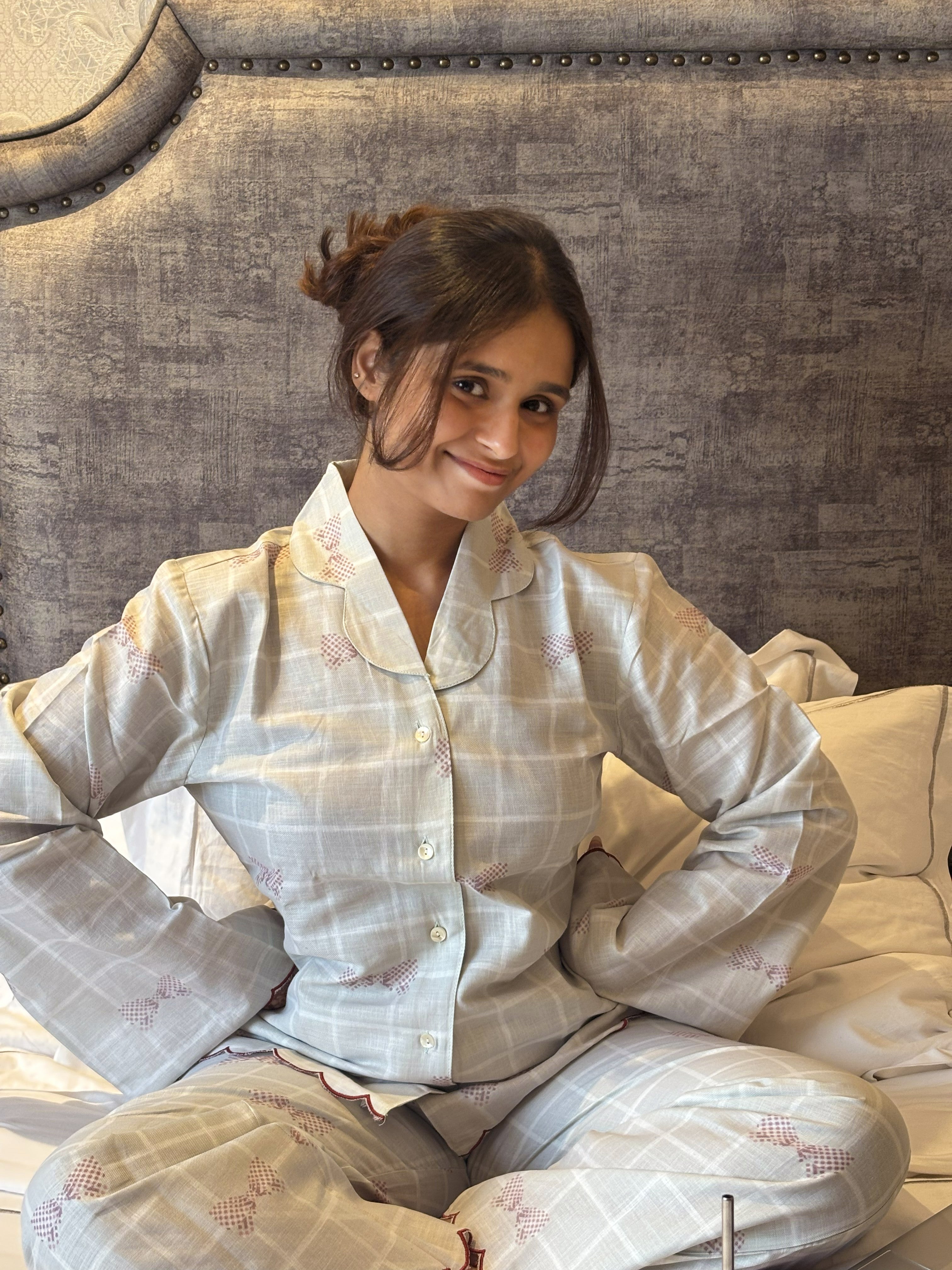 Pajama Peach - Printed PJ